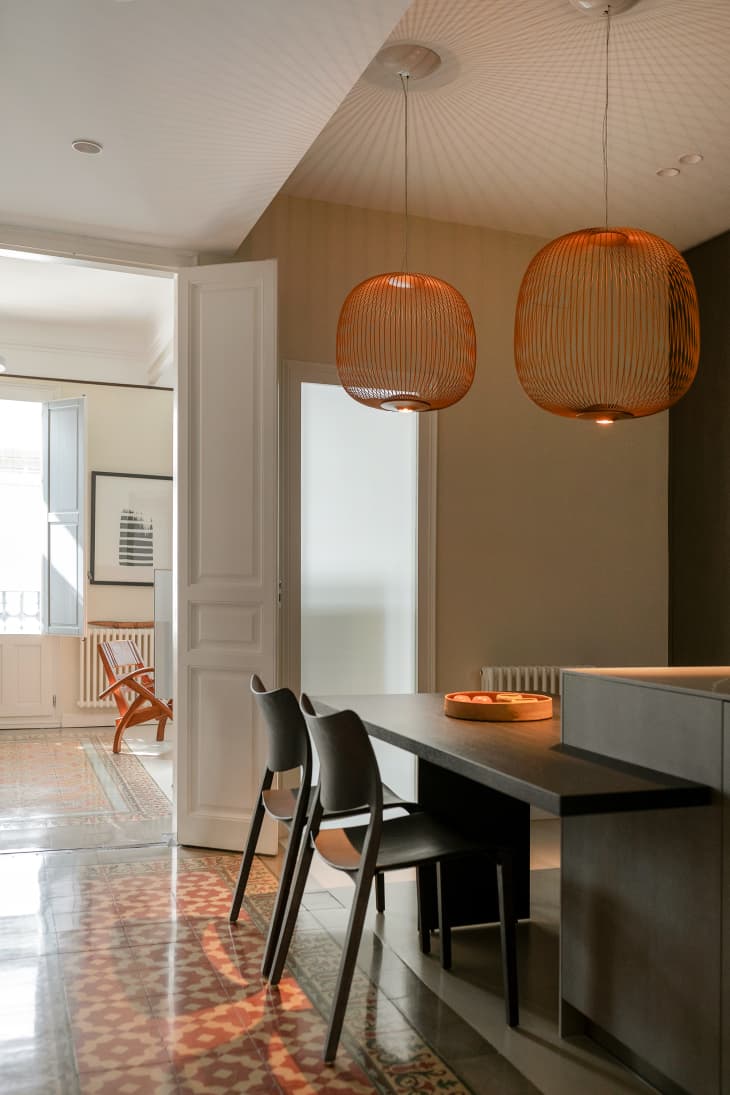 See the Hydraulic Tiles in This Barcelona Apartment — Tour | Apartment ... - Elegant Apartment Renovations With Tile
